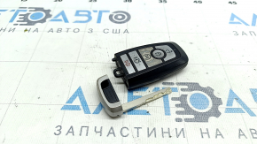 Cheie smart Ford Fusion mk5 17-20 5 butoane, pentru pornire automata, uzata