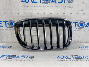 Решетка радиатора grill правая BMW X1 F48 16-19 X-line серая решетка SIGNEDA