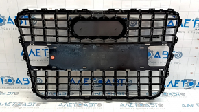 Решетка радиатора grill Audi Q7 4L 10-15 без эмблемы и надписи Quattro