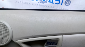 Cartela de ornamente usi spate dreapta Toyota Prius 30 10-15 bej cu insertie din piele bej, cotiera din piele bej, sub tweeter, zgarieturi, abraziuni