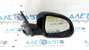 Зеркало боковое правое BMW X3 G01 18-22 5 пинов, поворотник, BSM, черное