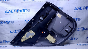 Placa de ornamente usi spate dreapta Toyota Camry v50 12-14 gri usa cu insertie din plastic negru, cotiera din cauciuc negru, zgarieturi, abraziuni