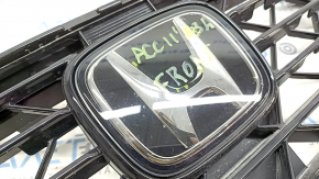 Решетка радиатора grill Honda Accord 23-26 в сборе, с эмблемой, под радар, песок