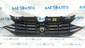 Решетка радиатора grill VW Jetta 19-21 без эмблемы, неоригинал, CAPA, песок