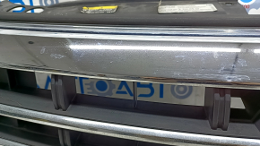 Решетка радиатора grill VW Jetta 19-21 без эмблемы, неоригинал, CAPA, песок
