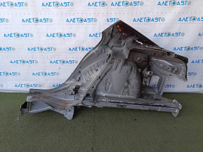 Sfert aripa spate dreapta Mazda 3 19-4d negru, pe caroserie