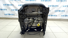 Пассажирское сидение Jeep Compass 17-21 с airbag, механическое, комбинированная черная кожа с красной строчкой, Trailhawk, примята кожа, под химчиску