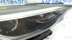 Ansamblu far dreapta fata Infiniti QX30 17-halogen, cu suport, pentru lustruire, suportul cip este rupt