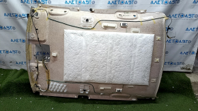 Обшивка потолка Nissan Altima 13-14 без люка, серая, под химчистку, надломы, вмятины, с боковыми плафонами