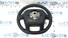 Руль голый Toyota Prius 30 10-15 резина, черный, потерт