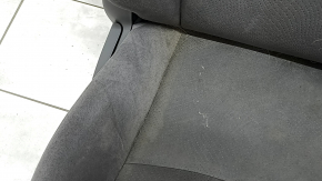 Пассажирское сидение Toyota Prius 30 10-11 без airbag, механическое, велюр, темно-серое, под химчистку