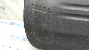 Decorație ușă portbagaj inferioară Subaru Impreza WRX GH 09-14 5d negru, zgârieturi, prindere spartă, plastic albit