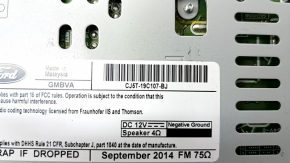 Головное устройство Ford Escape MK3 13-19 Sony