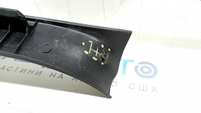 Garnitură prag, interior spate stânga Subaru Impreza WRX GH 08-14 negru, elemente de fixare rupte