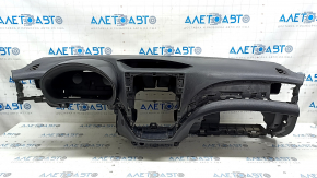 Торпедо передняя панель с AIRBAG Subaru Impreza WRX GH 09-14 черная, царапины