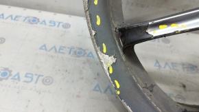 Диск колесный R17x7,5J Subaru Impreza WRX GH 09-10 с колпачком, крашеный, бордюрка