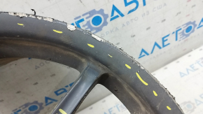 Диск колесный R17x7,5J Subaru Impreza WRX GH 09-10 с колпачком, крашеный, бордюрка