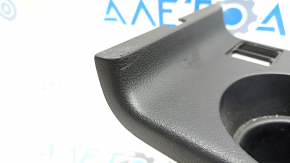 Накладка центральной консоли с подстаканникими Subaru Impreza WRX GH 09-14 черная, царапины