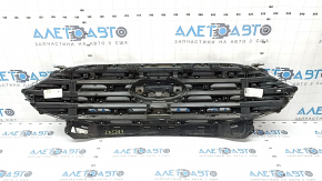 Решетка радиатора grill Ford Edge 19-24 в сборе со значком, без камеры, песок, царапины