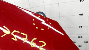 Крыло переднее правое Tesla Model S 12-20 красный PPMR, вмятина, сколы, царапины