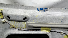 Обшивка потолка Subaru b9 Tribeca серая, под люк, без вентеляционных отверстий, под химчистку, вмятины, надломы, заломы, царапины