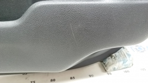 Cartelă de ornamente uși spate dreapta Honda CRV 17-22 negru, inserție din piele bej, cotieră din piele bej, turnare cu aspect de lemn, asemănător tweeterului, zgârieturi