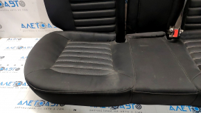 Задний ряд сидений 2 ряд Ford Fusion mk5 13-15 ткань черн, белая строч, под чистку, сломана защелка