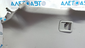 Обшивка потолка Toyota Prius V 12-16 серая, без люка, заломы, под химчистку, вмятины, царапины, обрезана фишка