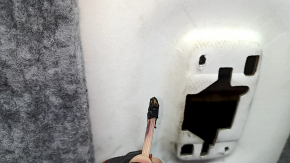 Обшивка потолка Toyota Camry v40 07-09 серая, без люка, под химчистку, заломы, проженный, отклеилась ткань, обрезаны фишки