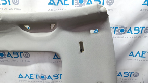 Обшивка потолка VW Tiguan 09-17 под панораму, серая, заломы, под химчистку, отклеивается ткань, вмятины