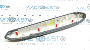 Накладка центральной консоли боковая верхняя правая Toyota Highlander 20-26 кожа серая