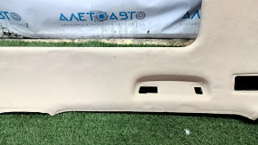 Обшивка потолка BMW X3 F25 11-17 бежевая, под панораму, под чистку, отклеилась ткань, надорвана, вмятины, заломы