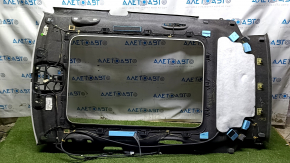 Acoperirea tavanului pentru Jeep Compass 17-19 sub panoramă, gri, pentru curățare chimică