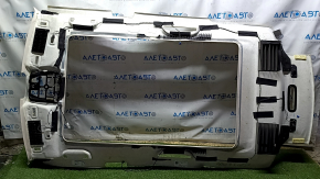 Обшивка потолка Mercedes W167 GLE 350 450 20-26 под панораму, бежевая, примята, надорвана, под химчистку, вмятины