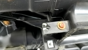 Decorație consola centrală spate Ford Fusion mk5 17-20 negru, iluminat din spate, pentru conducte de aer, zgârieturi