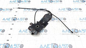 Maner deblocare capota compartiment motor Audi A6 C8 19- cu cabluri, suport ruginit