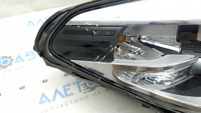 Фара передняя правая в сборе BMW 5 G30 17-20 LED Corona Rings S524A с креплением, царапины, песок