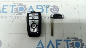 Ключ smart Ford Fusion mk5 17-20 5 кнопок, под автозапуск, царапины