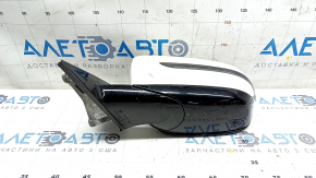 Oglinda laterala stanga BMW 5 G30 17-23 5 pini, BSM, incalzita, semnal de viraj, auto-dimming, alb