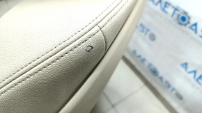 Водительское сидение BMW 5 G30 17-23 без airbag, электрическое, кожа бежевая, надрывы кожи