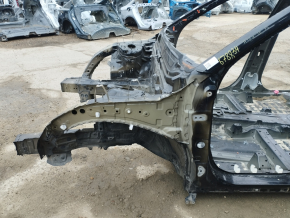 Четверть передняя левая Toyota Highlander 20-22 3.5 черная, на кузове