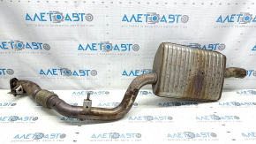 Выпускная трасса средняя часть Audi A6 C8 19-25 2.0T с приемной трубой