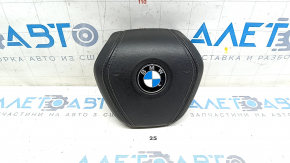 Airbag airbag în volanul șoferului BMW 5 G30 17-23 negru, zgârieturi