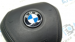 Airbag airbag în volanul șoferului BMW 5 G30 17-23 negru, zgârieturi