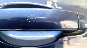 Дверь в сборе задняя левая BMW 3 F30 12-18 синяя C10, царапины