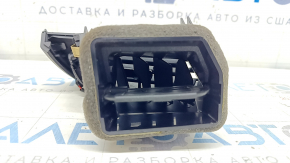 Накладка передней панели с дефлектором левая Audi A6 C8 19-25 черная под 3 zone ac