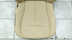 Пассажирское сидение BMW 3 F30 12-18 с airbag, электро, подогрев, кожа бежевая, под химчистку, примято