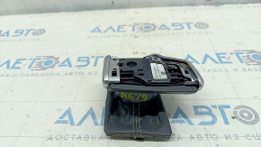 Buton de viteze Audi A6 C8 19- piele neagra, fara captuseala, zgarietura