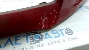 Бампер передний голый Toyota Camry v50 12-14 usa LE XLE, красный, сломаны крепления, примятости, царапины