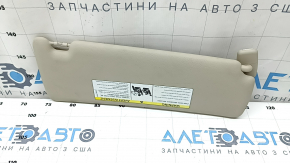 Козырек левый BMW 3 F30 4d 15-18 бежевый, без крючка, под подсветку
